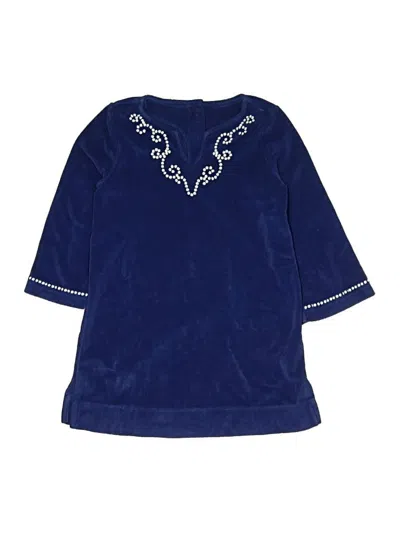 Pre-owned Janie And Jack Kids' Dress In Blue
