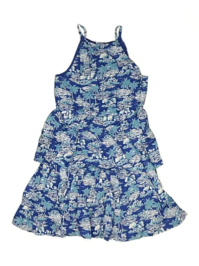Pre-owned Janie And Jack Kids' Dress In Blue