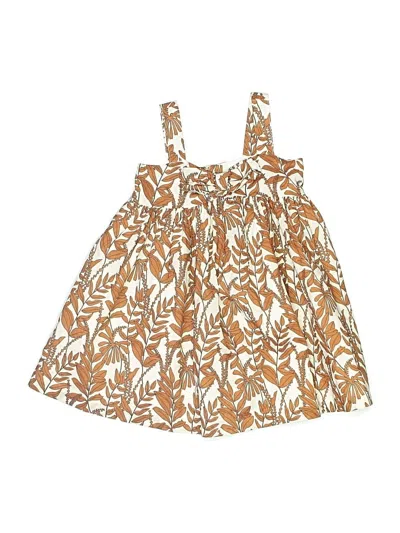 Pre-owned Janie And Jack Kids' Dress In Brown