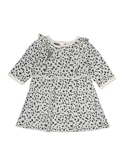 Pre-owned Janie And Jack Kids' Dress In Gray