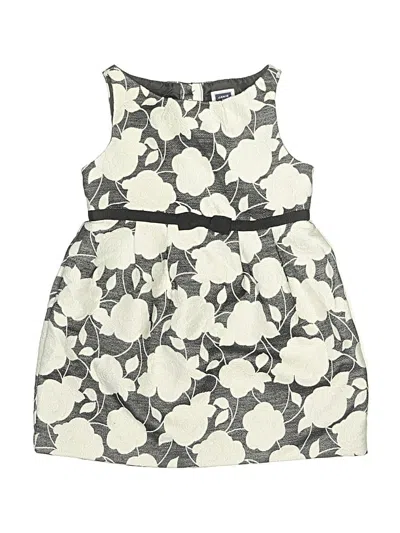 Pre-owned Janie And Jack Kids' Dress In Gray