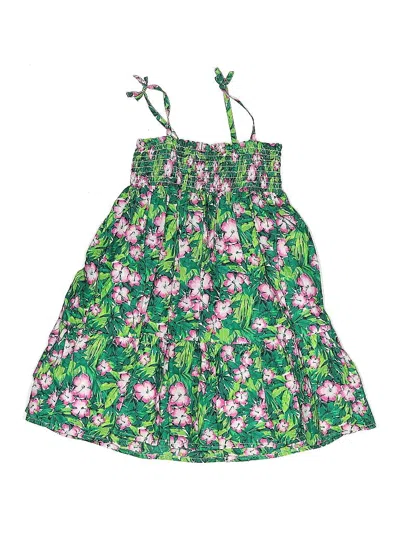 Pre-owned Janie And Jack Kids' Dress In Green