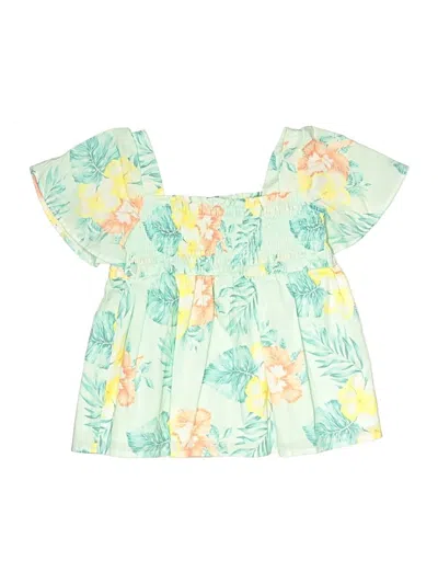 Pre-owned Janie And Jack Kids' Dress In Green