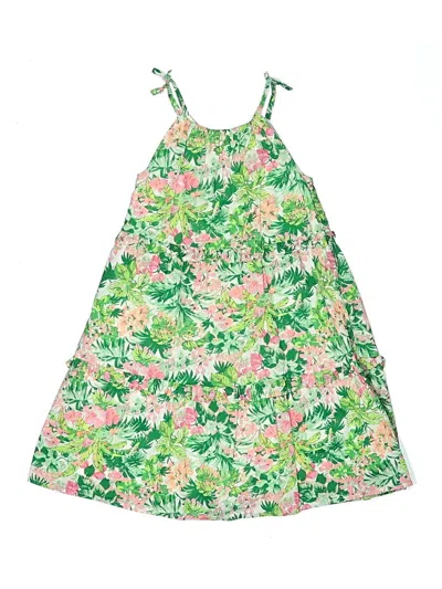 Pre-owned Janie And Jack Kids' Dress In Green