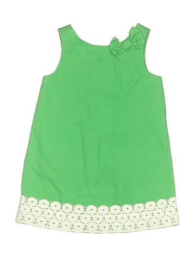 Pre-owned Janie And Jack Kids' Dress In Green