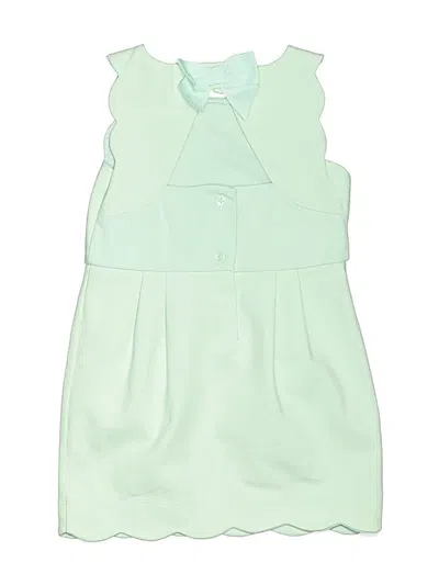 Pre-owned Janie And Jack Kids' Dress In Green
