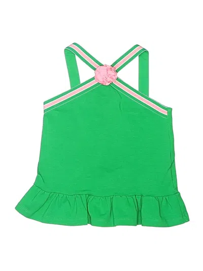 Pre-owned Janie And Jack Kids' Dress In Green