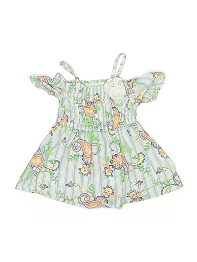 Pre-owned Janie And Jack Kids' Dress In Green