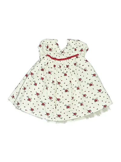 Pre-owned Janie And Jack Kids' Dress In Ivory