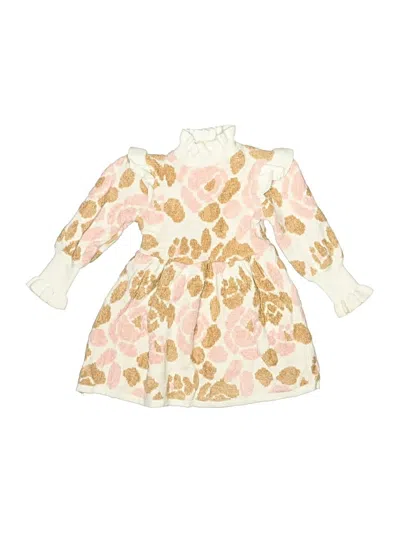 Pre-owned Janie And Jack Kids' Dress In Ivory