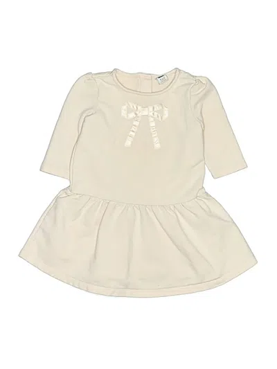 Pre-owned Janie And Jack Kids' Dress In Ivory