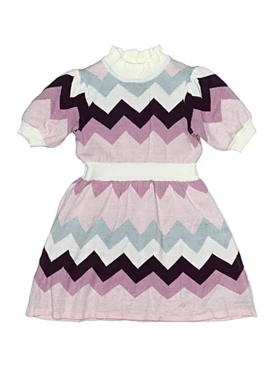 Pre-owned Janie And Jack Kids' Dress In Purple