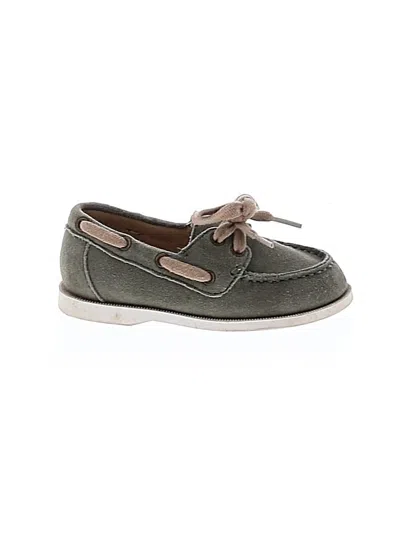 Pre-owned Janie And Jack Kids' Dress Shoes In Green