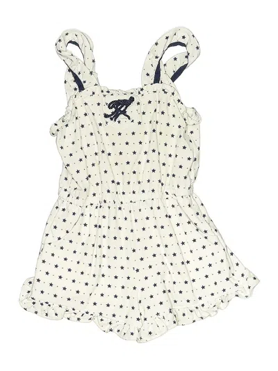 Pre-owned Janie And Jack Kids' Dress In White