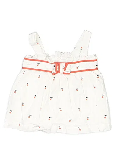 Pre-owned Janie And Jack Kids' Dress In White