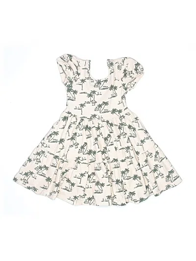 Pre-owned Janie And Jack Kids' Dress In White