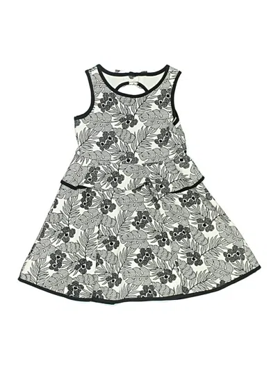 Pre-owned Janie And Jack Kids' Dress In White