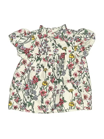 Pre-owned Janie And Jack Kids' Dress In White