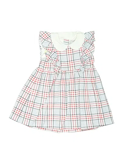 Pre-owned Janie And Jack Kids' Dress In White