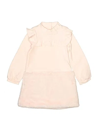 Pre-owned Janie And Jack Kids' Dress In White