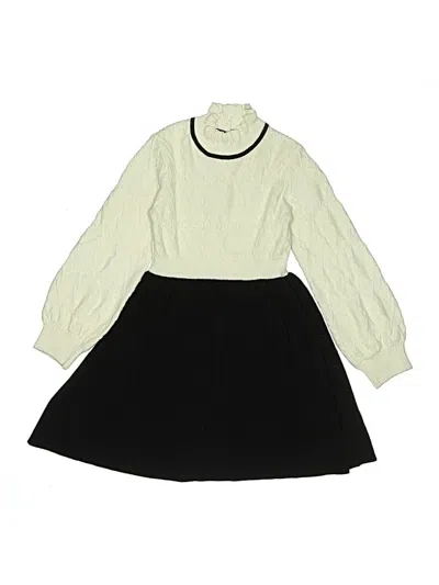Pre-owned Janie And Jack Kids' Dress In White