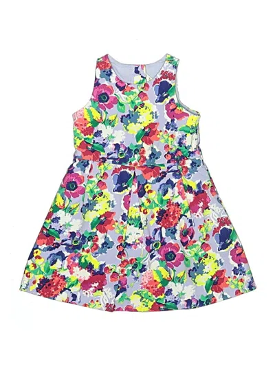Pre-owned Janie And Jack Kids' Dress In White