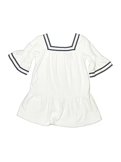 Pre-owned Janie And Jack Kids' Dress In White