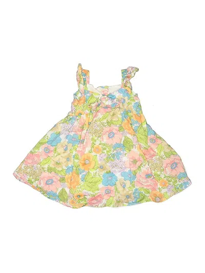Pre-owned Janie And Jack Kids' Dress In Yellow