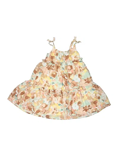 Pre-owned Janie And Jack Kids' Dress In Yellow