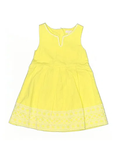 Pre-owned Janie And Jack Kids' Dress In Yellow