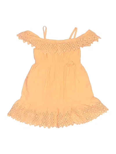 Pre-owned Janie And Jack Kids' Dress In Yellow