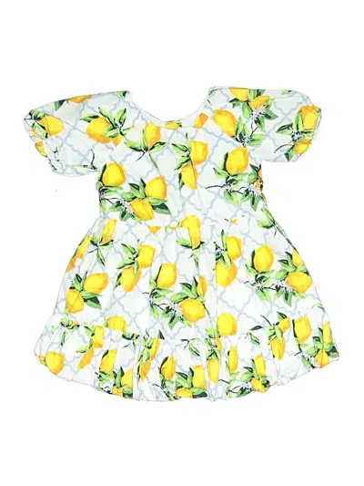 Pre-owned Janie And Jack Kids' Dress In Yellow
