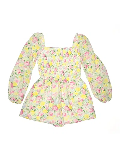 Pre-owned Janie And Jack Kids' Dress In Yellow