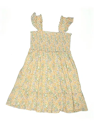 Pre-owned Janie And Jack Kids' Dress In Yellow