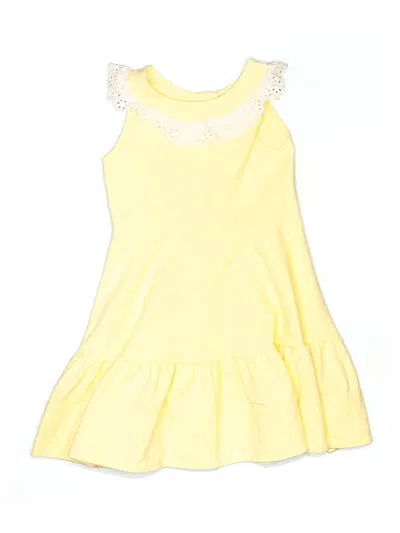 Pre-owned Janie And Jack Kids' Dress In Yellow