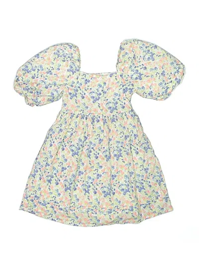 Pre-owned Janie And Jack Kids' Dress In Yellow