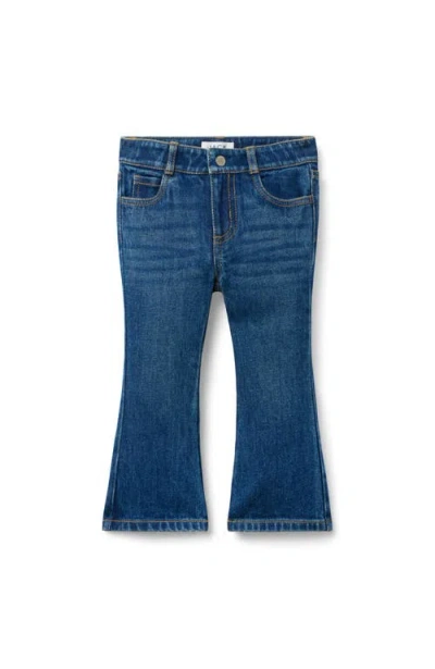Janie And Jack Kids'  Flare Jean In Medium Wash In Blue