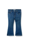 Janie And Jack Flare Jean In Medium Wash In Blue