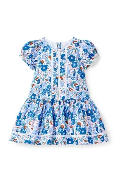 Janie And Jack Babies'  Floral Corduroy Dress In Multi