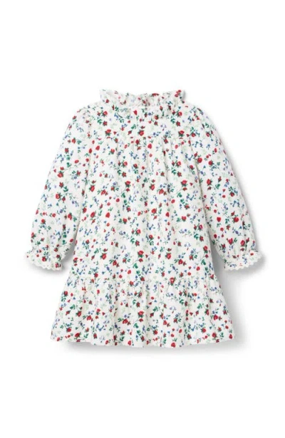 Janie And Jack Babies'  Floral Ruffle Dress In Multi