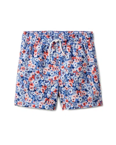 Janie And Jack Kids' Floral Swim Short In Multi
