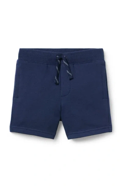 Janie And Jack Babies'  French Terry Pull-on Short In Blue