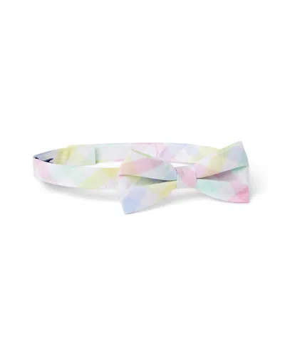 Janie And Jack Gingham Bowtie In Multi