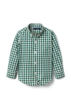 Janie And Jack Gingham Flannel Shirt In Multi