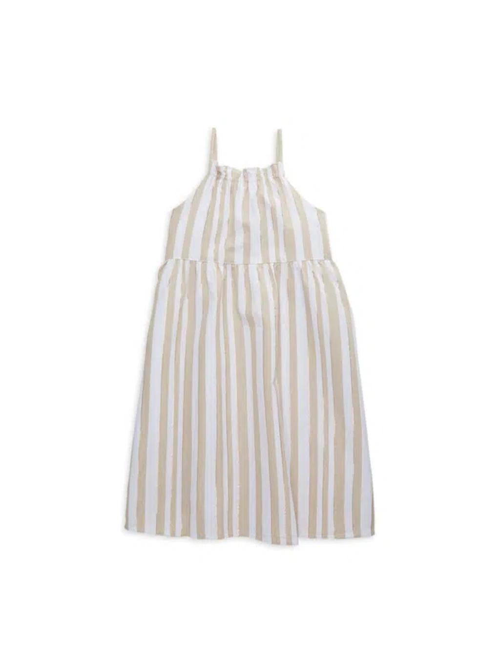 Robe Rayée Or Crème Janie And Jack - Taille 5 - Occasion Très Bon état