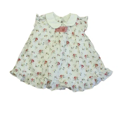 Pre-owned Janie And Jack Kids' Girls Floral Dress In Multi