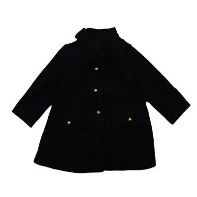 Pre-owned Janie And Jack Kids' Girls Navy Winter Coat In Blue