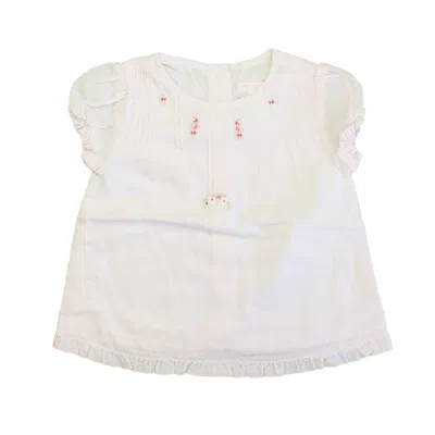 Pre-owned Janie And Jack Kids' Girls Pink Blouse