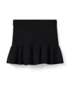 Janie And Jack Girls' Ruffle Hem Sweater Skirt - Baby, Little Kid, Big Kid In Black