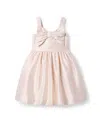 Janie And Jack Girls' Satin Bow Gala Dress - Baby, Little Kid, Big Kid